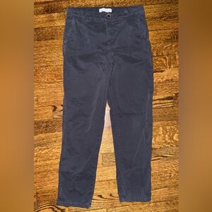 Zara kids navy chino pants Sz 11-12
